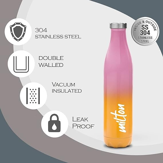 SS milton vacuum insulated leak proof bottle