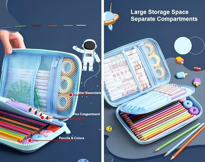 pencil Bag with 3 compartments