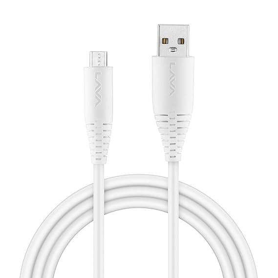 LAVA D2 NEO 2.4 Amp, 480 Mbps, charging cable 1 meter