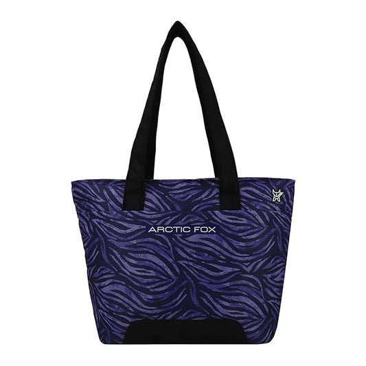 purple and black, easy to handle, printed ,Arctic Fox Backpack