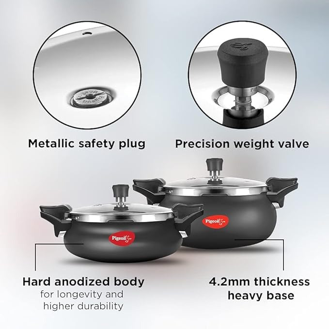 the Pigeon All in One Value Pack Hard Anodized Cooker Set