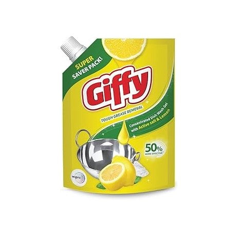 Giffy Lemon & Active Salt Dish Wash Gel