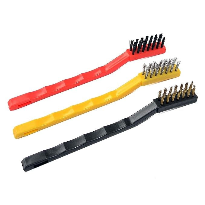 Mini Wire Brush Cleaning Tool Kit  Set of 3 Pcs SKUBE0090