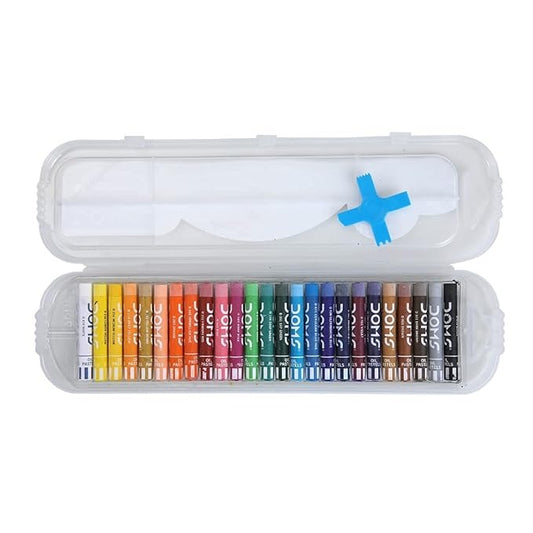 (ITN) Doms 25 Shades Oil Pastel with Case & Free Scrapping Tool SKU7911