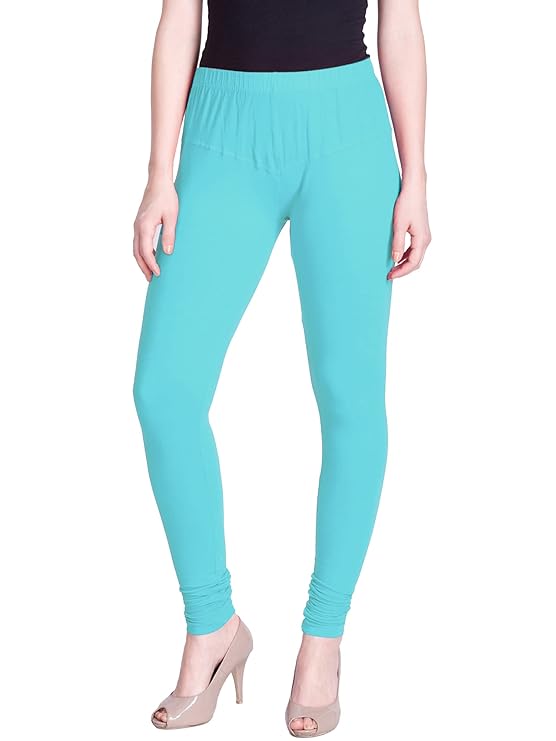 Lyra Women's Slim Fit Hosiery Churidar  Leggings (MINT GREEN)