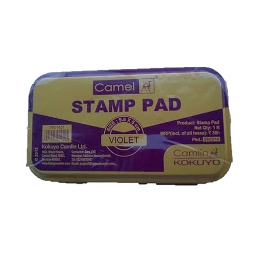 (ITN) Camlin  Medium Metal Stamp Pad - Violet