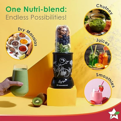 The Wonderchef Nutri blend Mixer is the all in one solution for all your blending and grinding needs