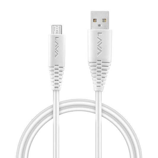 LAVA D5 NEO 2.4 Amp, 480 Mbps, charging cable 1 meter USB to LTG