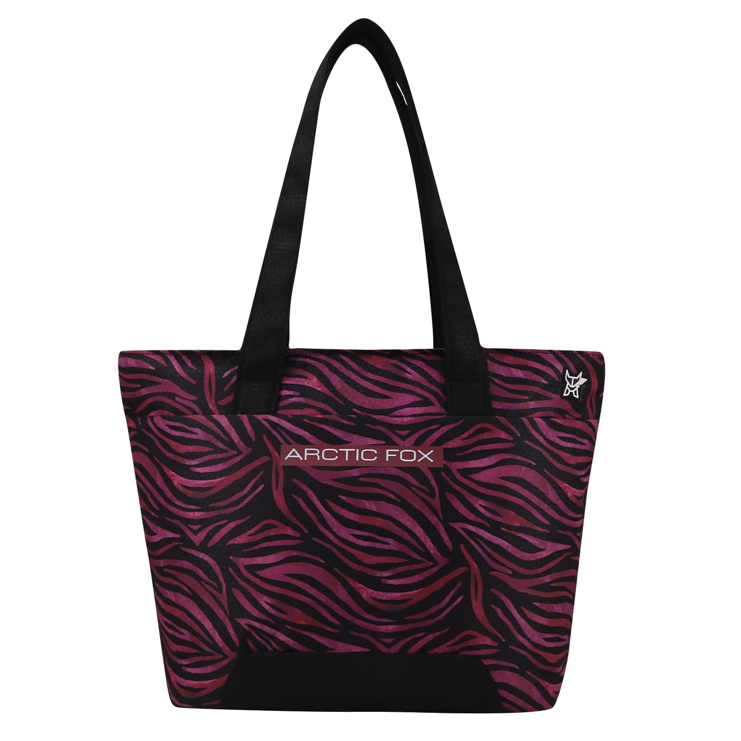  Arctic fox  14 Inch  pink and blck hand bag 