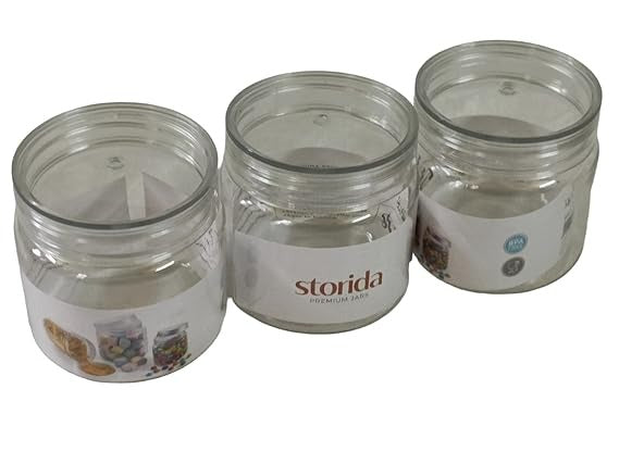  Storidas Smart Storage Jars of 3 containers