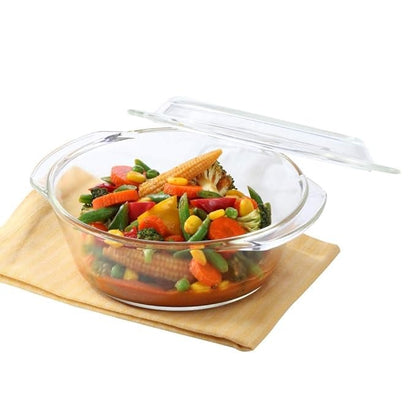 the convenience of cooking and serving in one dish with our Borosil Glass Casserole