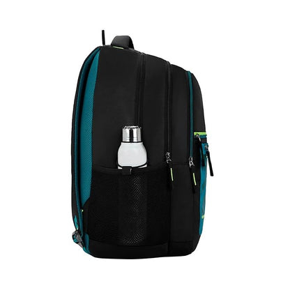 Safari Casual Backpack Bag (Blue , black)stylish and shionable front pocket 