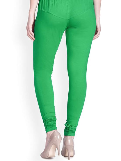 Lyra Women's Slim Fit Hosiery Churiadr Leggings (PEAR GREEN)