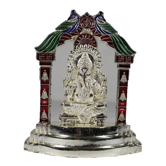 Silver Plated  for Gifting, Ganesh Idol Gift 42