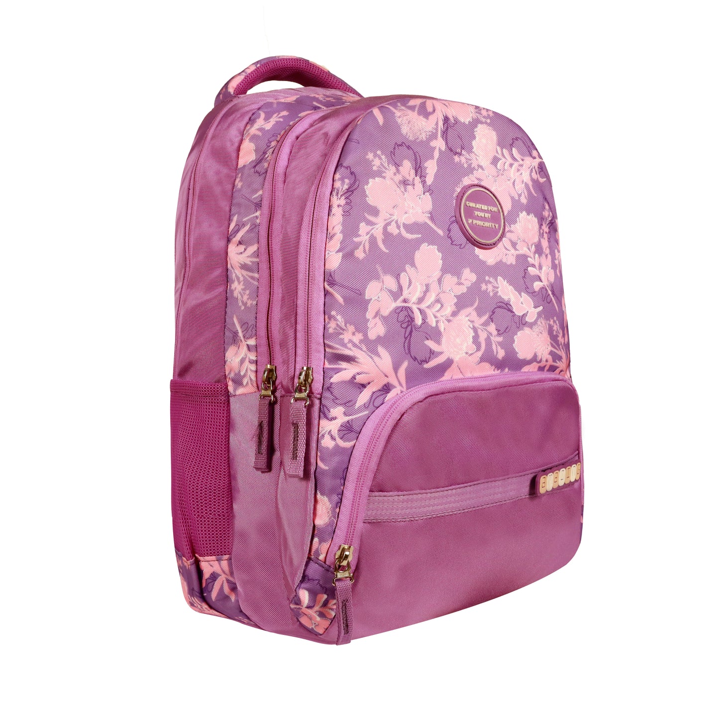 (ITN)Priority Forever 001  Printed  Bag for College (Green, Purple ,Peach, Blue) SKU77500