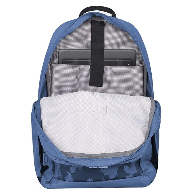 Arctic Fox Backpack, blue , printed, fashionable, white print , 2 side bottles,Polyester Fabric