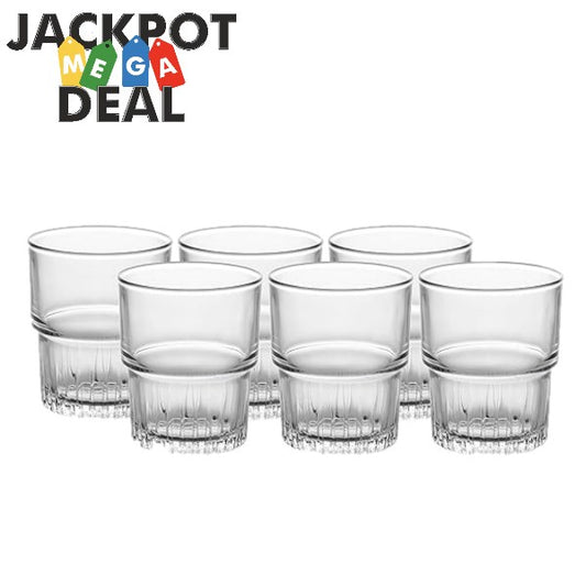 AV (ITN) Cello bello glass tumbler set of 6 pcs 155 ml SKU22026