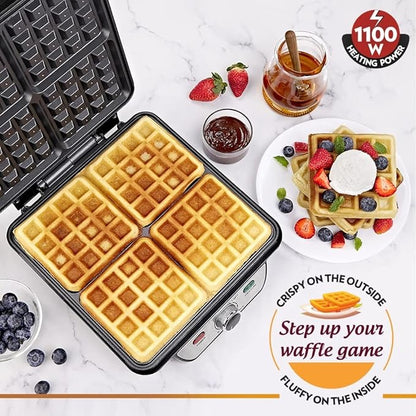 this waffle maker will help you create perfect fluffy waffles in no time