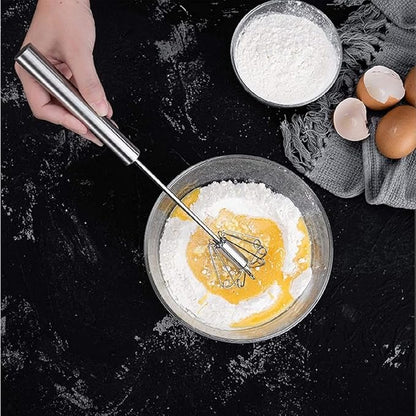 (ITN) Blaze Stainless Steel Hand Push Whisk Blender SKUGH338