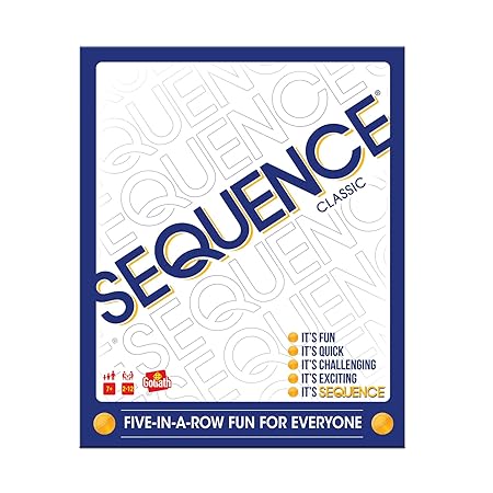 Funskool Games The Original Sequence, Game for The Entire Family, Multicolor,2-12 Players, 7 Years and Above