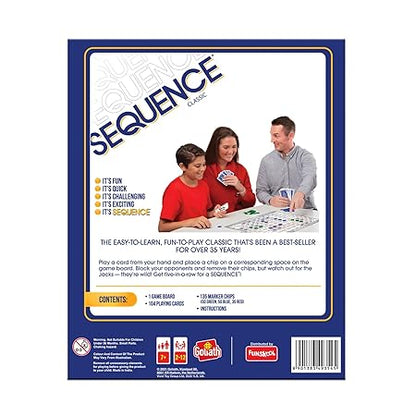 Funskool Games The Original Sequence, Game for The Entire Family, Multicolor,2-12 Players, 7 Years and Above