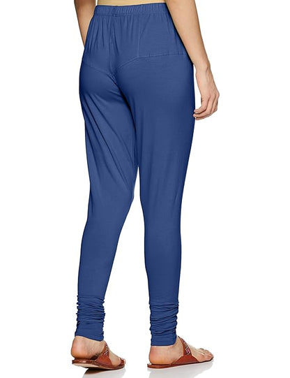 Lyra Women Bottom churidar legging L-83 (DENIM BLUE)