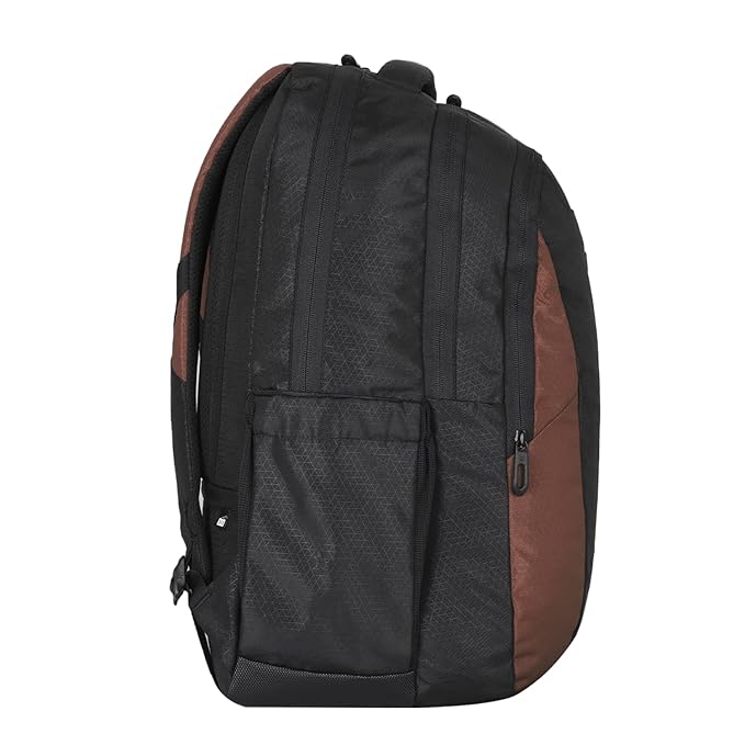 Arctic Fox Backpack, Polyester Fabric ,laptop backpack , 38ltrs , brown and black ,