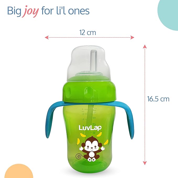 green color feeding bottle