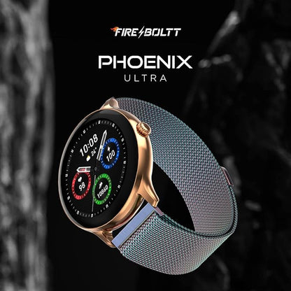 Fire Boltt Phoenix Ultra Luxury Stainless Steel Smartwatch Make calls with ease using Bluetooth calling