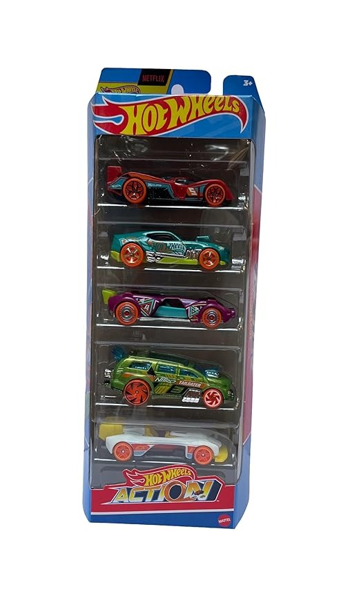 (ITN) Hot Wheels Car 2024 Action Pack of 5 SKUHTV45