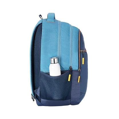 safari  laptop bag college bag school bag colofull navy blue and sky blue 