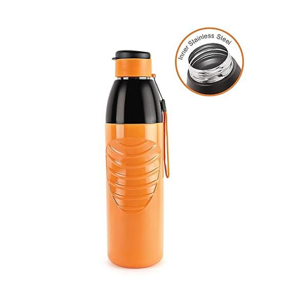 Cello 010 Puro Steel-X Zen 600 | Water Bottle 580 ml, Orange SKU220189 (ITN)