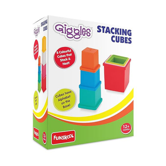 Stacking Multicolored Cubes