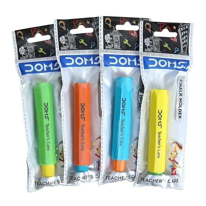 DOMS Non-Toxic Chalk & Oil Pastel Holder, Set of 5 Pcs (ITN)