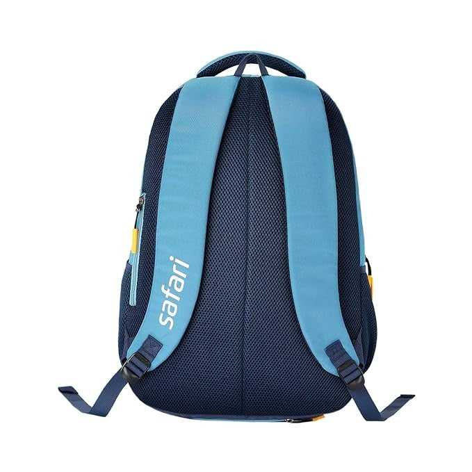 safari  laptop bag college bag school bag colofull navy blue and sky blue 