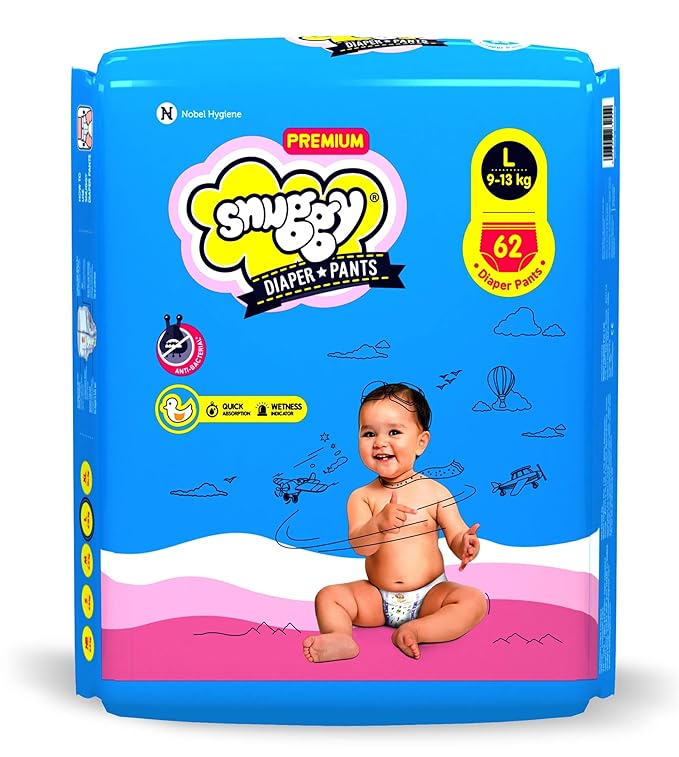 SNUGGY Baby Premium Diaper Pants Large