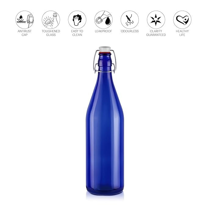 (ITN) CELLO Aquaria Glass Water Bottle SKU56332