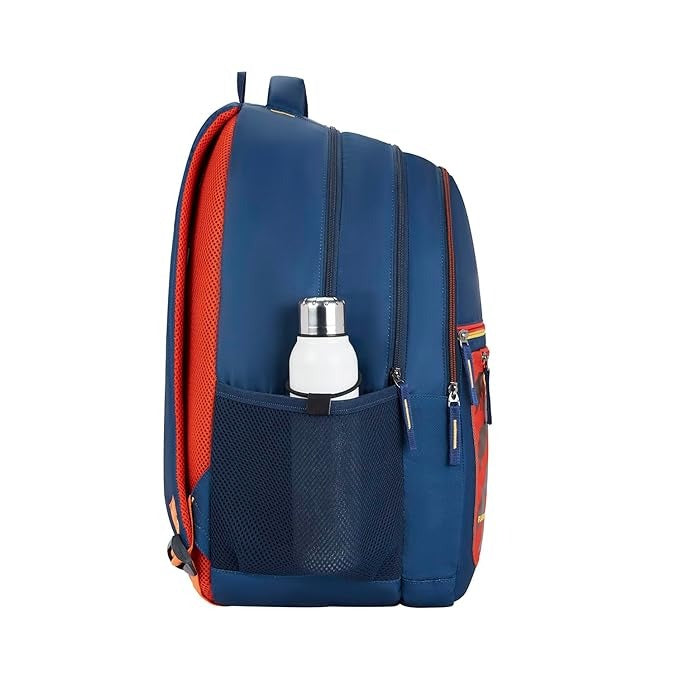 Safari Casual Backpack Bag (Blue , red )stylish and shionable front pocket 