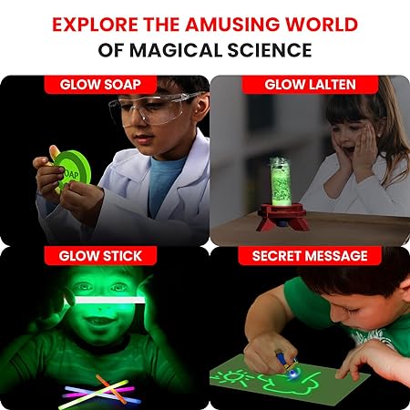 Glow Magic Science Experiment Kit for Kids