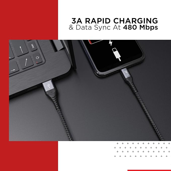 charging and data transfer experience with boAt Type C to Type C cable