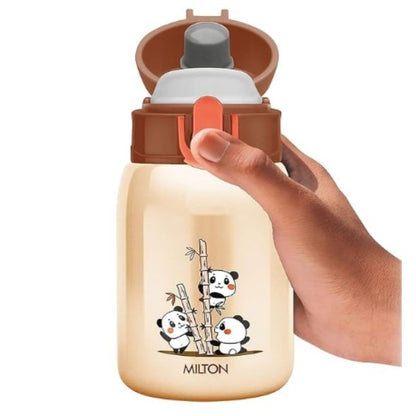 milton flip button press bottle for kids