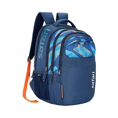 Safari Casual Backpack Bag blue printed unisex stylish fashion laptop bag 