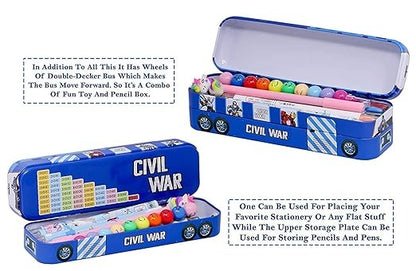 pencilbox with 2 compartments