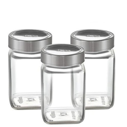 (ITN) Cello qube fresh storage jar set of 3 pcs 300ml SKU131215