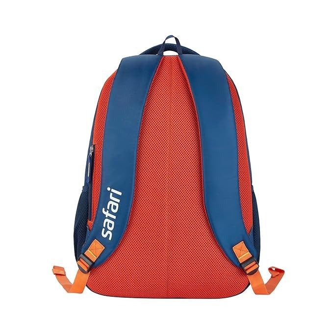 Safari Casual Backpack Bag (Blue , red )stylish and shionable front pocket 