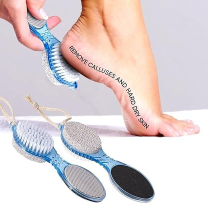 (ITN)Ancestors4Step PedicurePaddle Multi-useFootCare Scrubber SKUBE0038