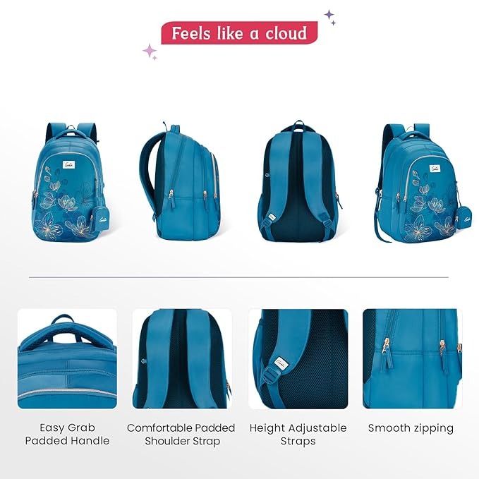 Genie Twinkle School Backpack for Girls SKU101317