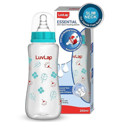 LuvLap  Anti Colic Slim Essential Baby Feeding Bottle 250ml