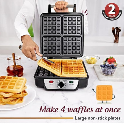 make 4 waffles at once