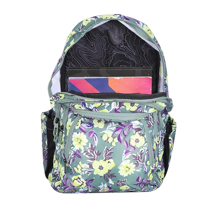 Arctic Fox Backpack, Fine Polyester Fabric,laptop backpack, floral printed, 2 side bottle, comfortable